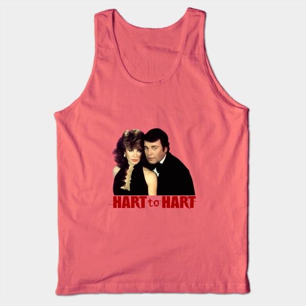 Hart to Hart - Robert Wagner, Stefanie Powers - 80s Tv Show Tank Top by wildzerouk